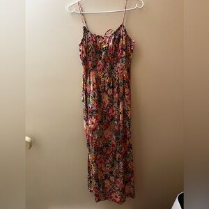 H&M Pink and Yellow Floral dress